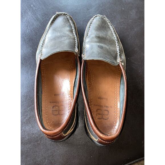 Allen Edmonds Boulder Size 10B Black Leather Loafer Driving Shoes - Picture 13 of 16